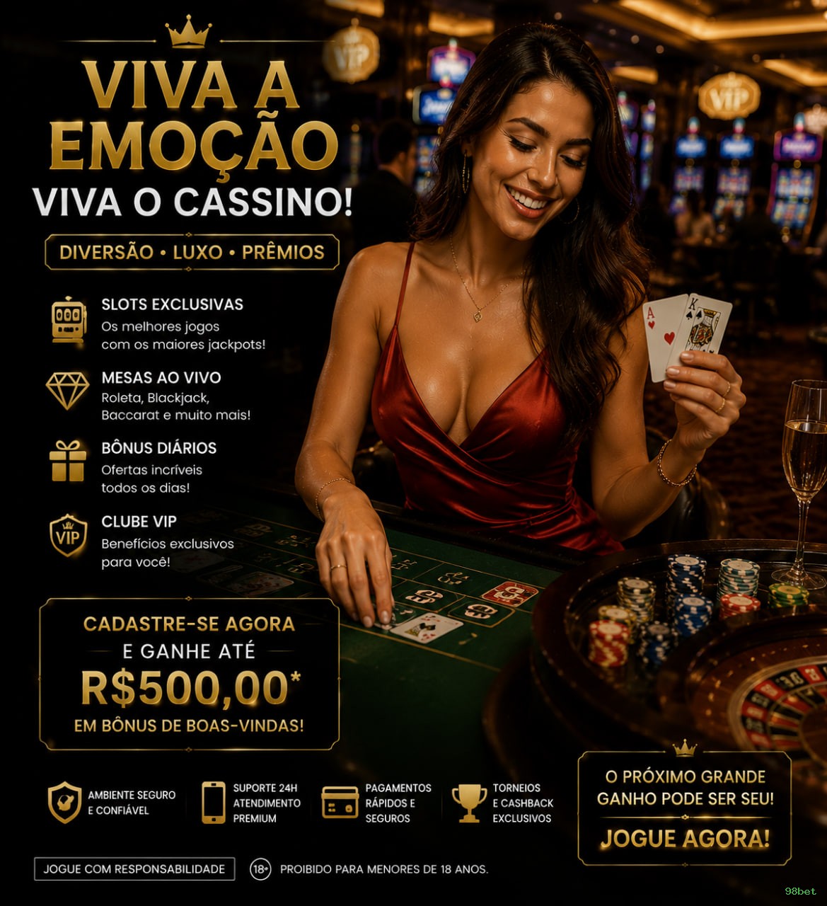 Guia rápido de apostas ao vivo na 98bet